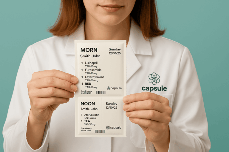 Prepared by trained pharmacy professionalsHave confidence in your medication with our advanced dispensing and checking process